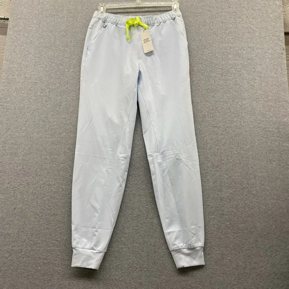 FIGS Tansen Jogger Scrub Pants Mens Blue S Tall Drawstring Pocket PO 5677 NWT
